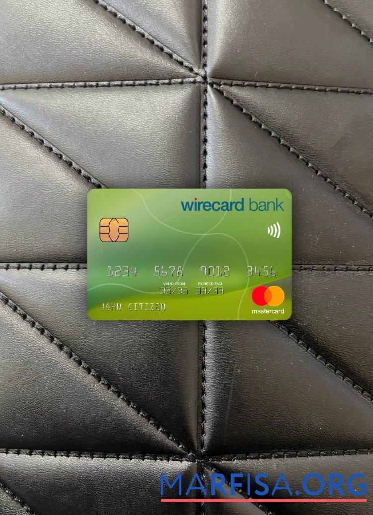 Downloadable Germany Aschheim wirecard bank mastercard photolook front example